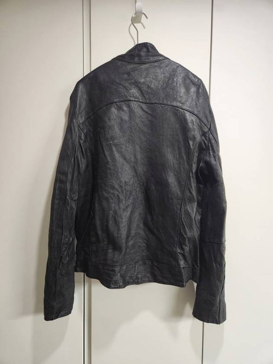 Street Leathers Mock neck leather jacket - GO STREET - BALAAN 2