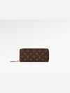 Clemence Wallet Monogram Fuchsia - LOUIS VUITTON - BALAAN 5