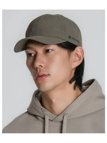 Cample Short Brim Ball Cap Dark Khaki S23FUCBC20 - SNOW PEAK - BALAAN 1