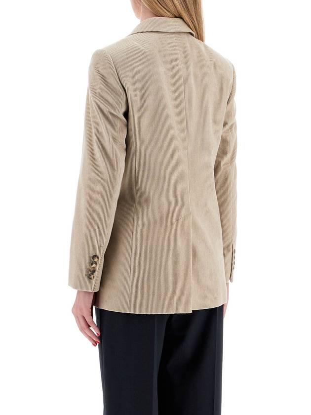 single-breasted corduroy blazer - MAX MARA - BALAAN 3