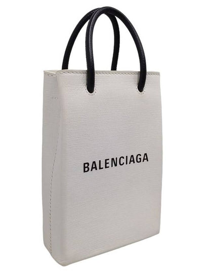 Women s 593826 Lettering Logo Phone Holder Cross Bag - BALENCIAGA - BALAAN 2