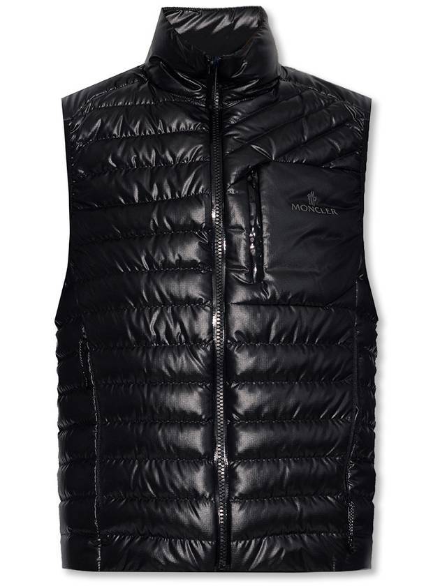 Valrs Logo Padded Vest Black - MONCLER - BALAAN 1