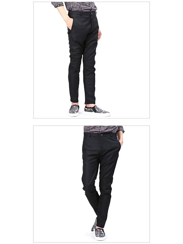 Zipper Biker Slacks Black - LANVIN - BALAAN 3