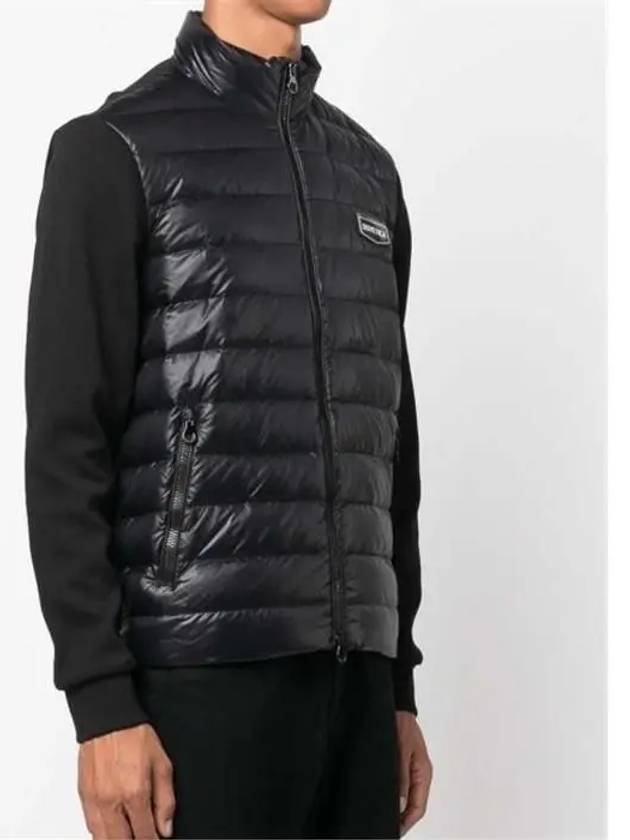 NEW FOSSI black padded zip up jacket - DUVETICA - BALAAN 3