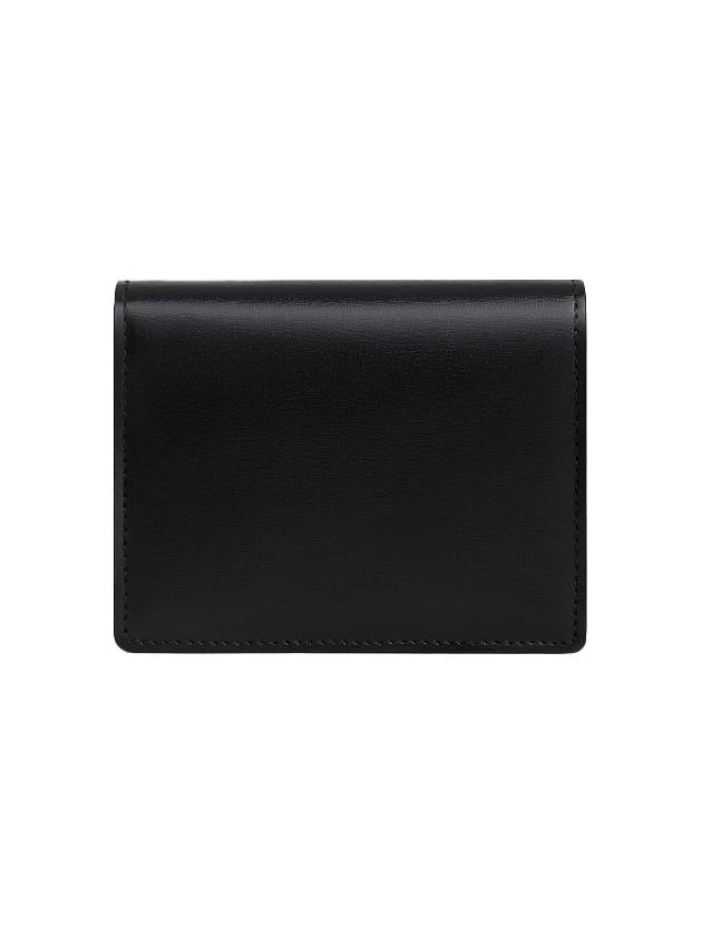 Triomphe Business Shiny Calfskin Card Wallet Black - CELINE - BALAAN 4