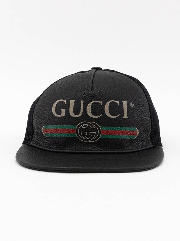 Men s Vintage Logo Trucker Mesh BLACK 426887 4HD93 1060 - GUCCI - BALAAN 8