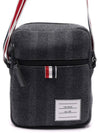 Diagonal Stripe Strap Camera Cross Bag Medium Grey - THOM BROWNE - BALAAN 3