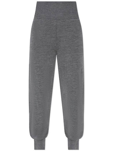 Chloé Wool Trousers, Women's, Grey - CHLOE - BALAAN 1