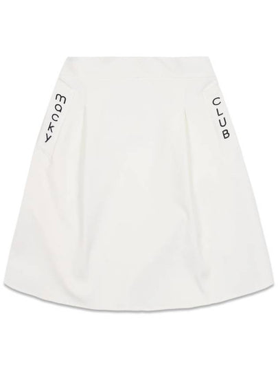 Mini Full Line Skirt White MCSS24SSK3WH - MACKY - BALAAN 2