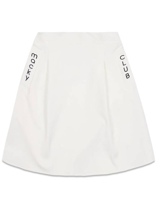 Mini Full Line Skirt White MCSS24SSK3WH - MACKY - BALAAN 2