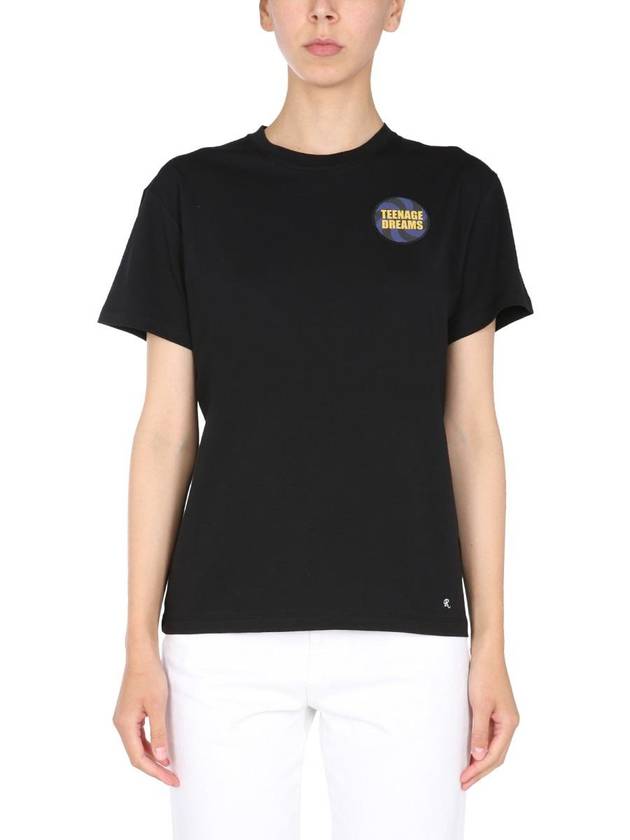 Raf Simons Crew Neck T-Shirt - RAF SIMONS - BALAAN 1