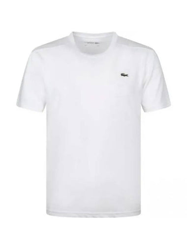 Men's Small Logo Sports Breathable Short Sleeve T-Shirt White - LACOSTE - BALAAN 1