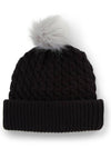 Women s Cable Knit Pom Beanie - TITLEIST - BALAAN 2