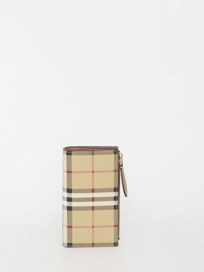 Check Bifold Wallet Beige - BURBERRY - BALAAN 2