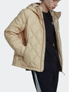 Oversized lightweight padded jacket HL9207 beige MENS - ADIDAS - BALAAN 3