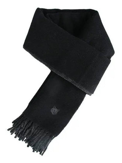 Bold Fox Head Patch Muffler Black Charcoal - MAISON KITSUNE - BALAAN 2