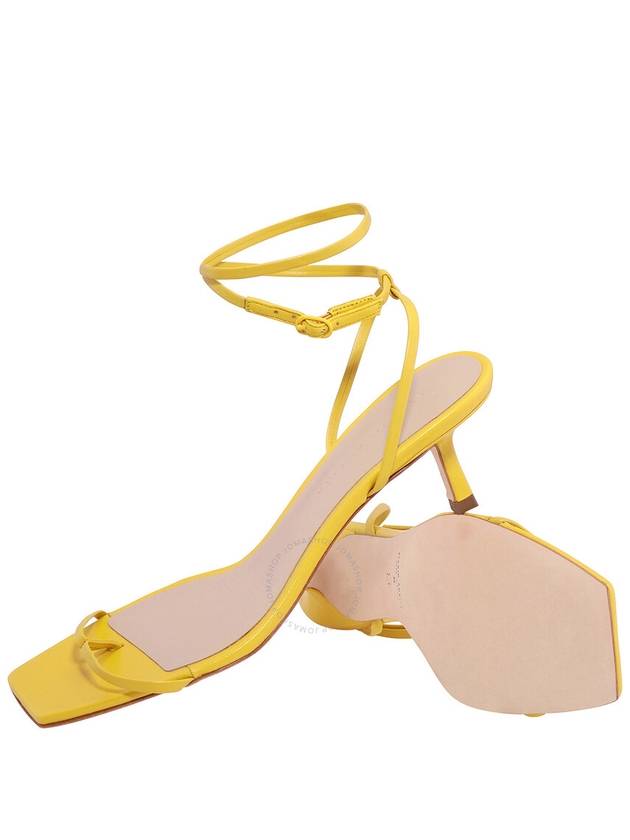 Studio Amelia Ankle Bind 50 Entwined Leather Sandals In Turmeric, Brand Size 35 (US Size 5) - STUDIO AMELIA - BALAAN 2