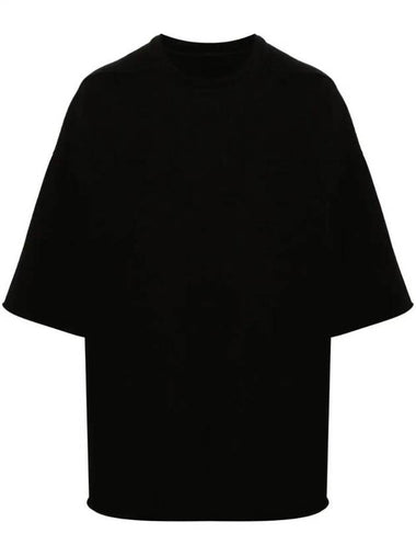 Tommy Cotton Short Sleeve T-Shirt Black - RICK OWENS - BALAAN 1