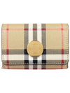 Check Detachable Chain Strap Wallet Archive Beige - BURBERRY - BALAAN 3