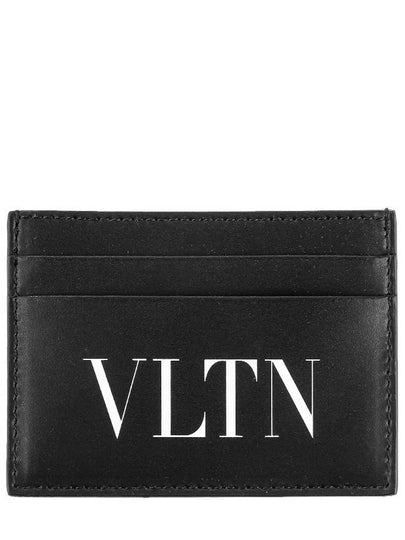 VLTN Logo Card Wallet Black - VALENTINO - BALAAN 2