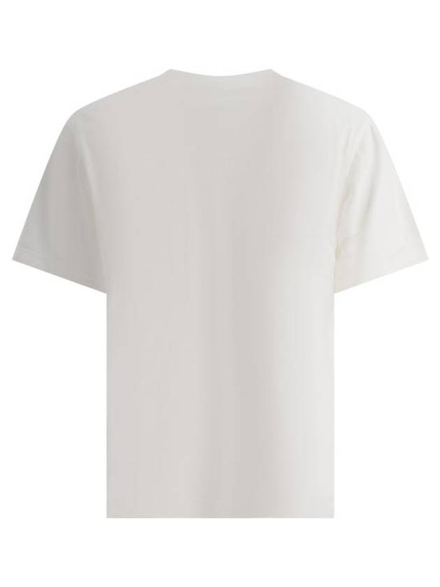 Embroidered Logo Cotton Short Sleeve T-Shirt White - BURBERRY - BALAAN 3