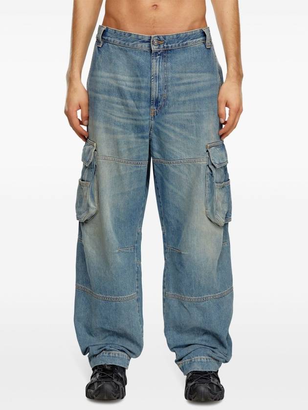 D Fish Straight Jeans Blue - DIESEL - BALAAN 3