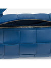 Brick Cassette Intrecciato Small Shoulder Bag Blue - BOTTEGA VENETA - BALAAN 6