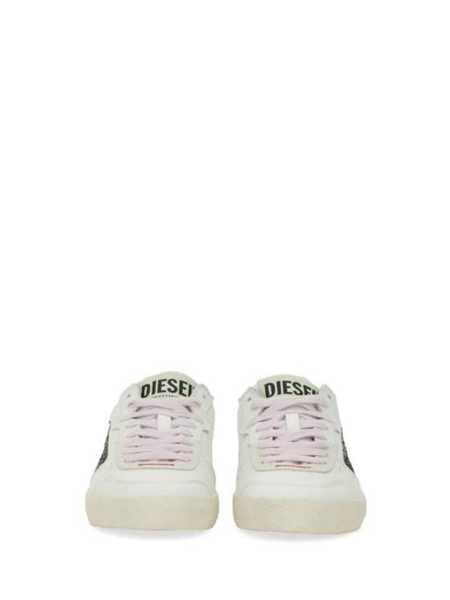 S Leroji Roe W Leather Low Top Sneakers White - DIESEL - BALAAN 6