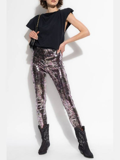 Isabel Marant Sequin Leggings Bella, Women's, Pink - ISABEL MARANT - BALAAN 2