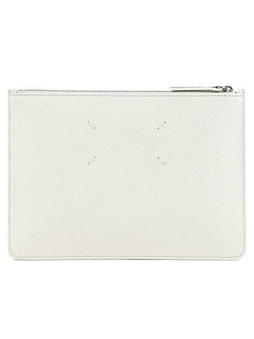 Stitch Small Clutch Bag White - MAISON MARGIELA - BALAAN 1