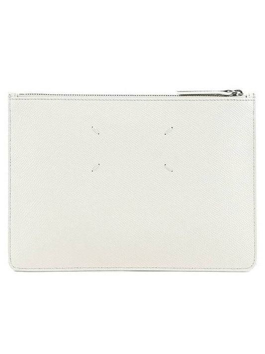 Stitch Small Clutch Bag White - MAISON MARGIELA - BALAAN 1