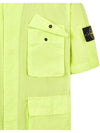 Men's Waffen Short Sleeve Shirt Jacket Lime - STONE ISLAND - BALAAN 6