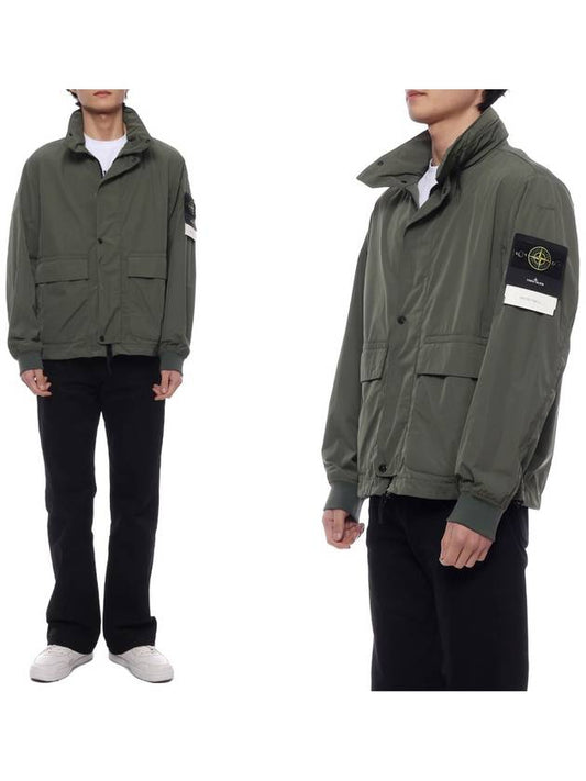 Compass Badge Jacket Dark Green - STONE ISLAND - BALAAN 2