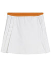 Women's Sierra Pleated Skirt White - J.LINDEBERG - BALAAN 2