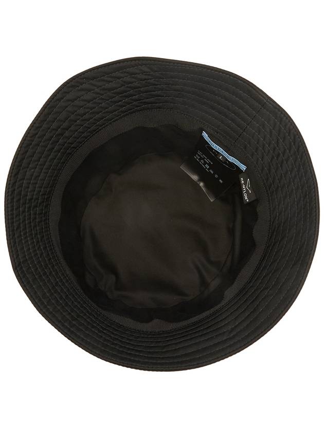 Re-Nylon Triangle Logo Bucket Hat Black - PRADA - BALAAN 6