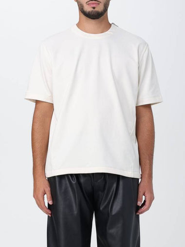 T-shirt Jil Sander in nylon con dettaglio zip - JIL SANDER - BALAAN 1