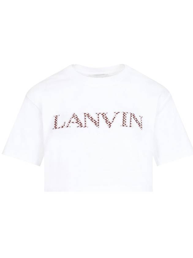 Short Sleeve T-Shirt RWTS0012J207P24 01 OPTIC WHITE - LANVIN - BALAAN 2