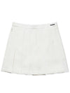 Pleated Skirt Tennis Skirt WHITE T22WTK0211 - TRIMERE - BALAAN 2