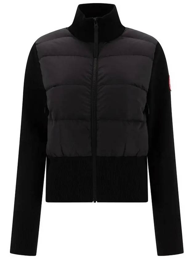 Hybridge Wide Quilted Knit Jacket Black - CANADA GOOSE - BALAAN 2