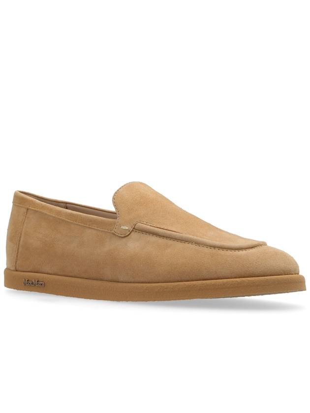 soft suede loafers beige - MAX MARA - BALAAN 5