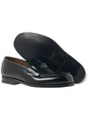 Brushed Leather Loafers Black - PRADA - BALAAN 6