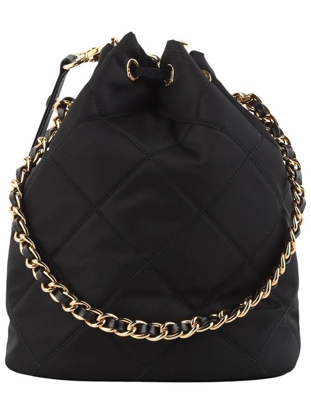 1BH038 Duet Pocono Re Nylon Quilted Chain Bucket Bag 34145Y - PRADA - BALAAN 3