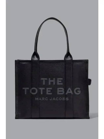 Leather Large Tote Black MBBAA23039BKX - MARC JACOBS - BALAAN 1