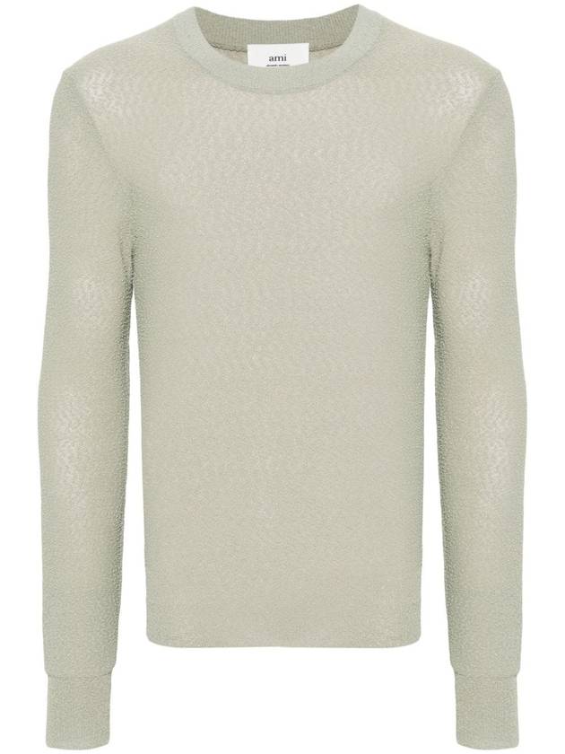 crew neck boucle jumper HKS037KN0044 - AMI - BALAAN 2