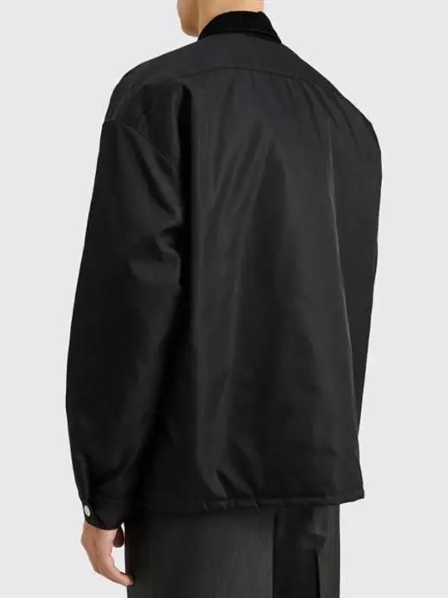 Re Nylon Long Sleeves Shirt Black - PRADA - BALAAN 6