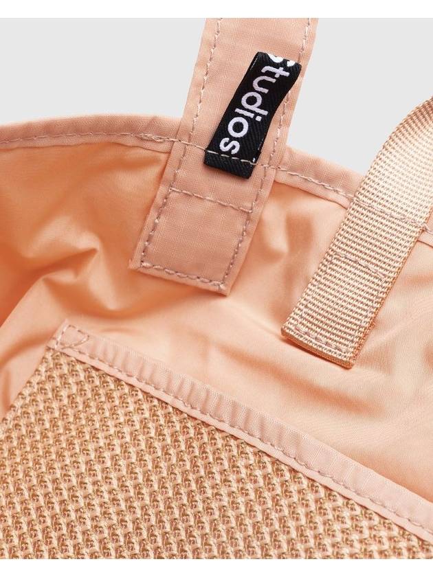 Metal Face Patch Tote Bag Shoulder Bag Peach - ACNE STUDIOS - BALAAN 4