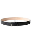 Screw Buckle Leather Belt Black - MAISON MARGIELA - BALAAN 2