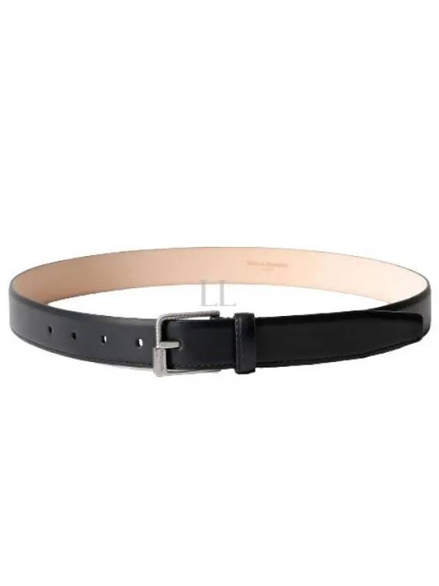 Screw Buckle Leather Belt Black - MAISON MARGIELA - BALAAN 2