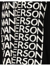 Intarsia Logo Wool Hoodie Black - JW ANDERSON - BALAAN 5