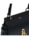 Amberley Classic Satchel Small Grain Shoulder Bag Black - MULBERRY - BALAAN.